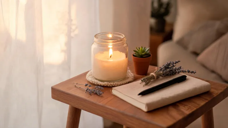 Featured candle journal